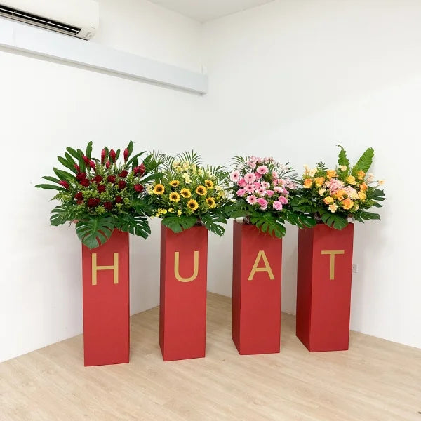 HUAT Congratulation Flower Stands
