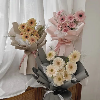 Peach Gerbera Flower Bouquet