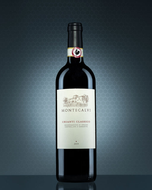 Montecalvi Chianti Classico wine bottel