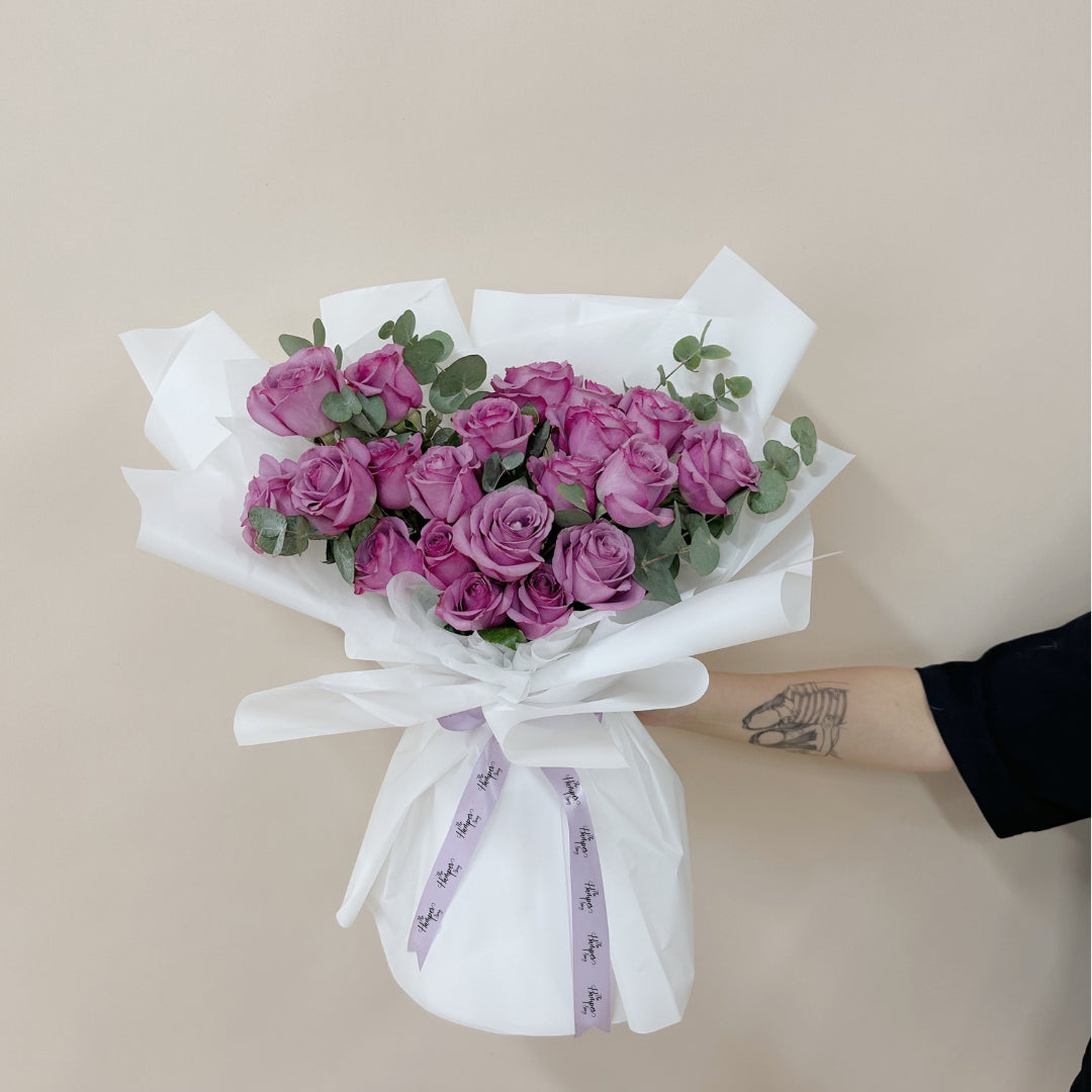purple-roses-bouquet