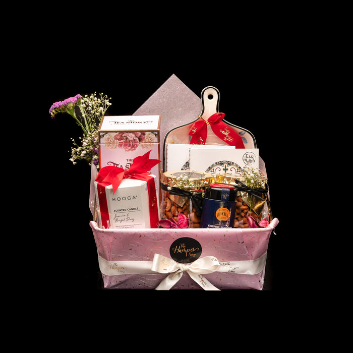 Multipurpose Metal Basket -Rose Gold gift box