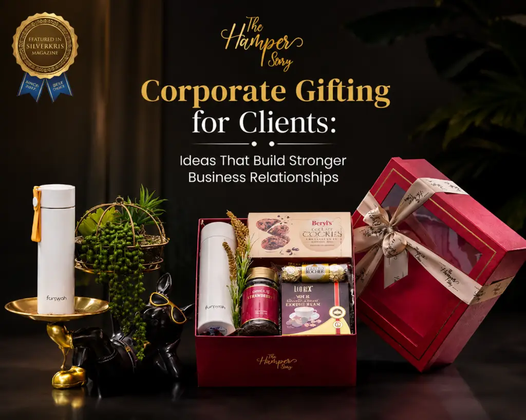 Corporate gifts for clients Singapore gift hamper with premium items